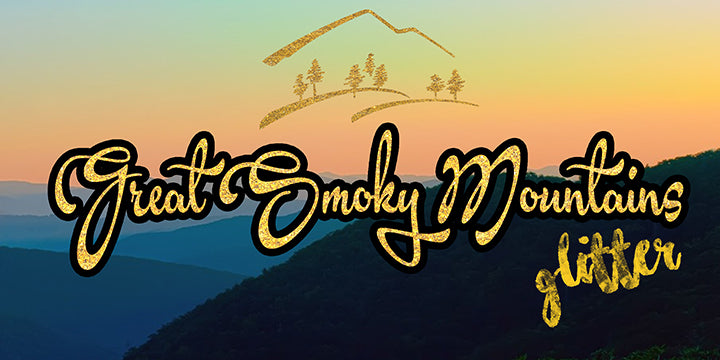 Great Smoky Mountains-Glitter