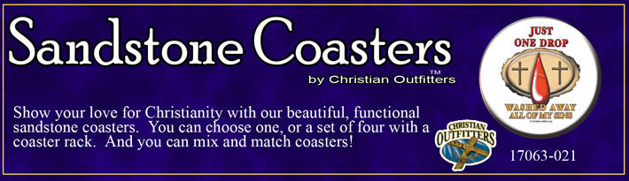 Sandstone Coasters-Christian