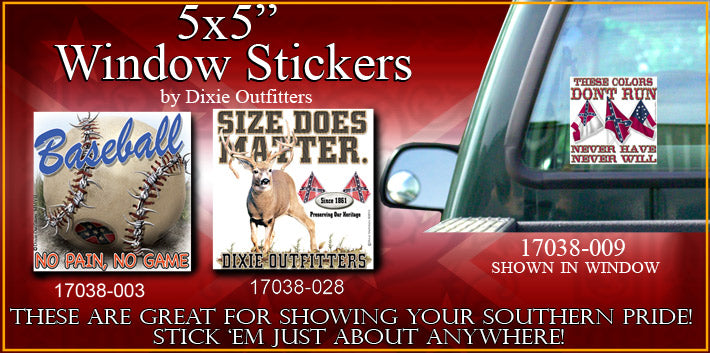 Window Stickers-Dixie