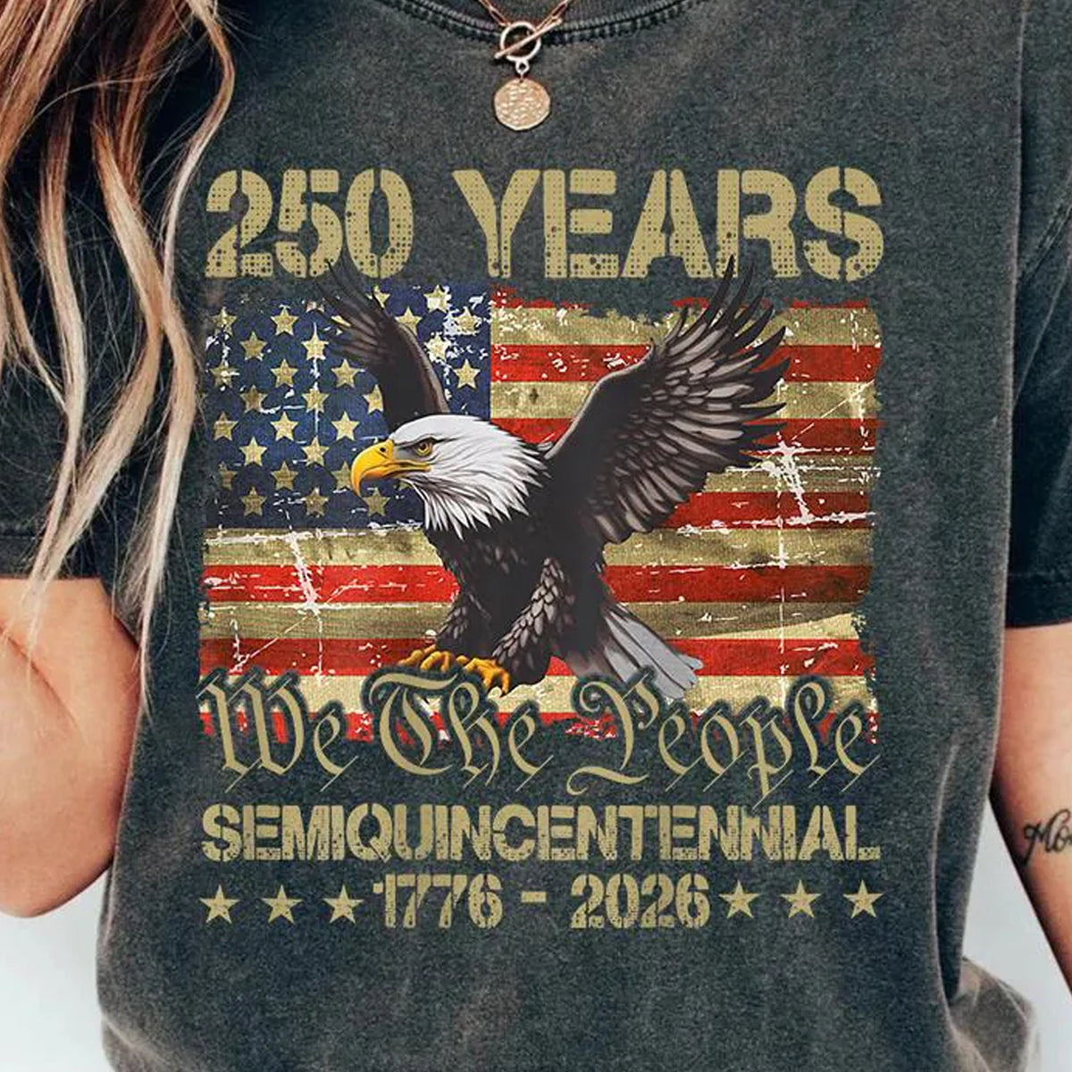 250 years We the People Semiquincentennial DTF Transfer