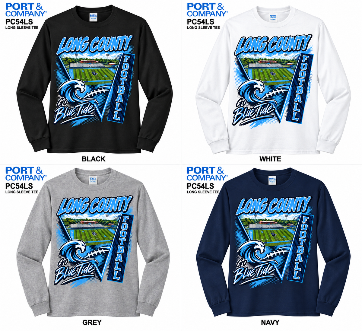 Long Football Long Sleeve Cotton