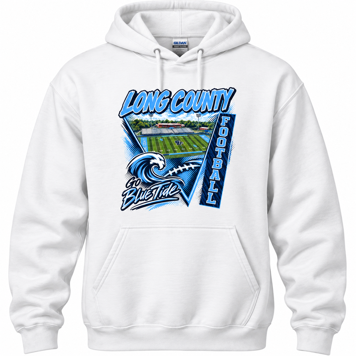Long Football Hoodie