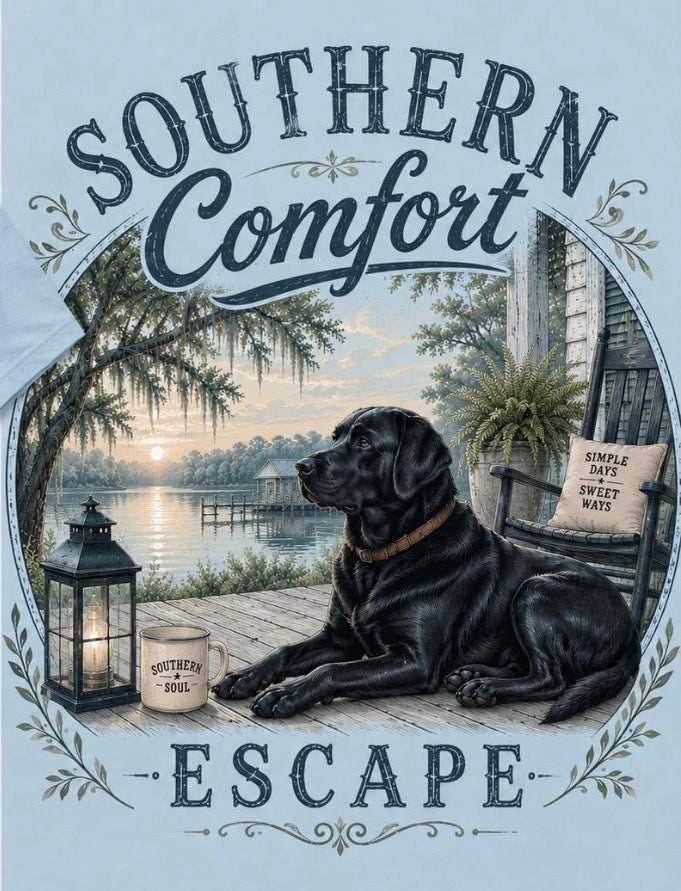 Southern comfort escape Dtf transfer