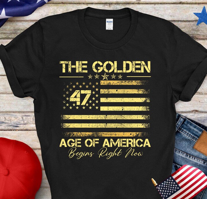 The Golden Age of America DTF transfer