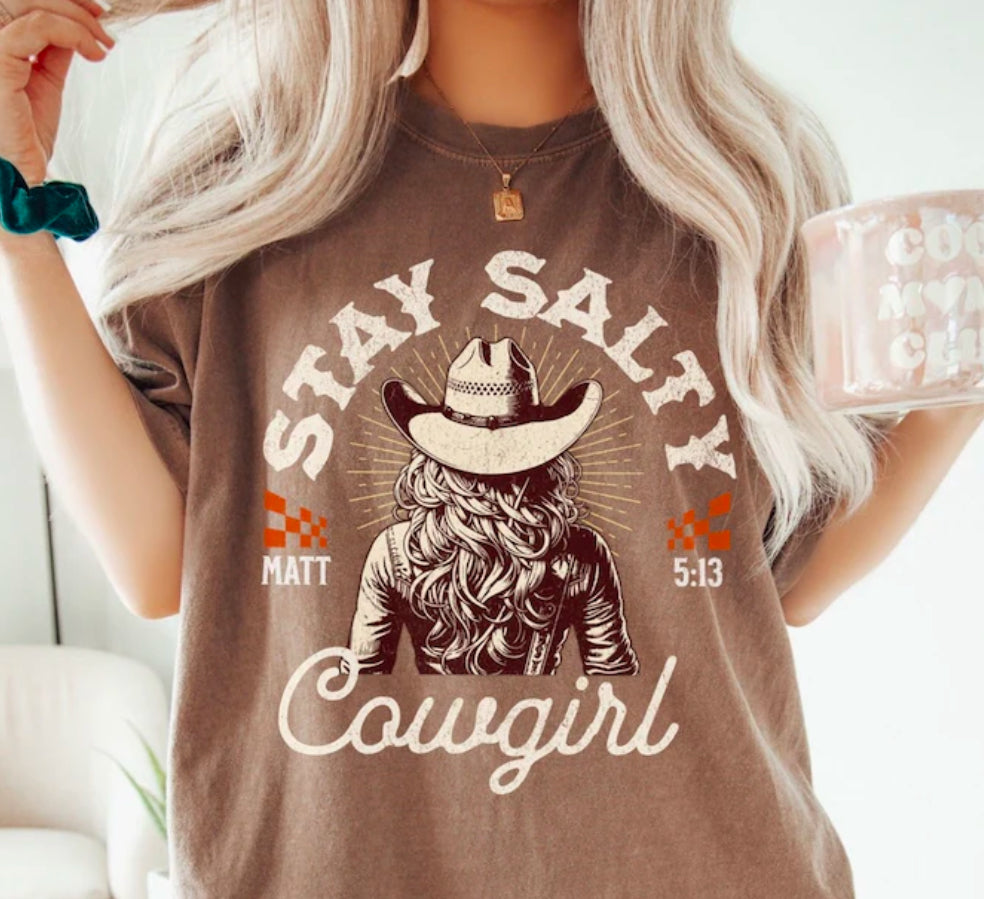 Stay Salty Cowgirl DTF TRANSFER