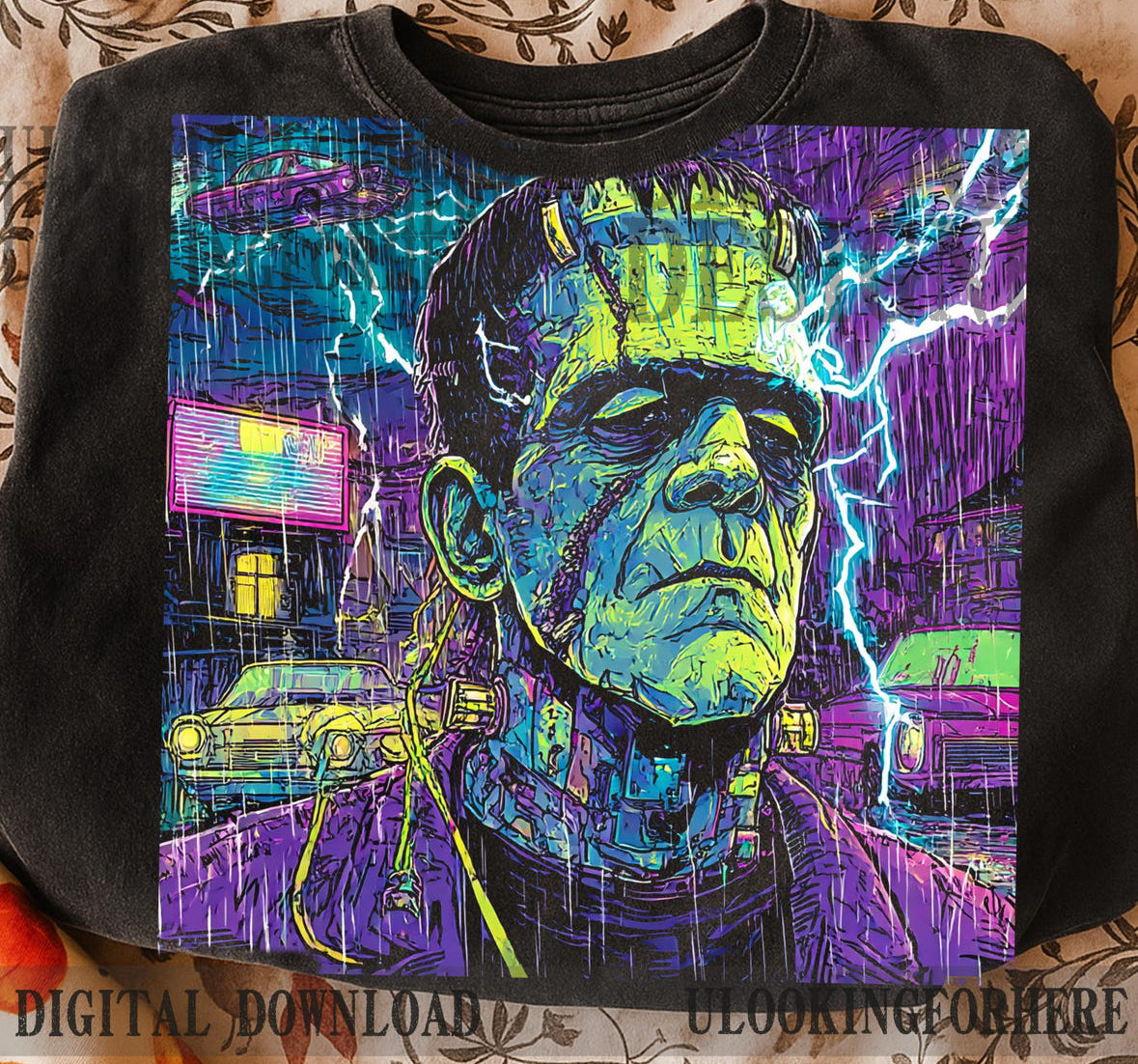 Frankenstein DTF Transfer