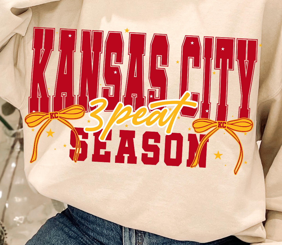 Kansas City 3 peat Season dtf transfer