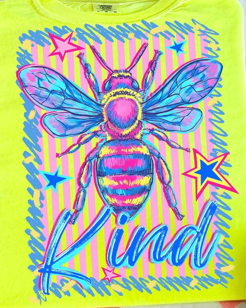 Bee Kind DTF transfer