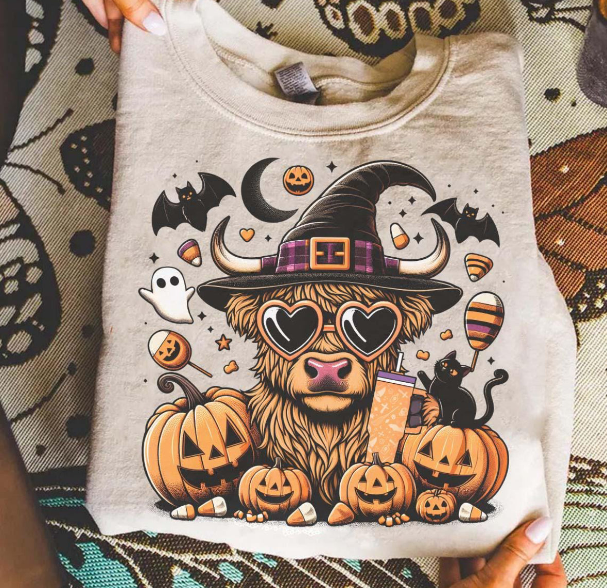 Halloween Highland DTF transfer