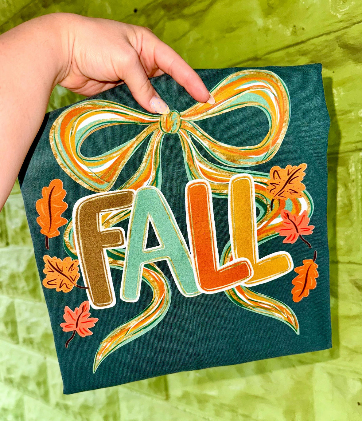 Fall Bow DTF Transfer