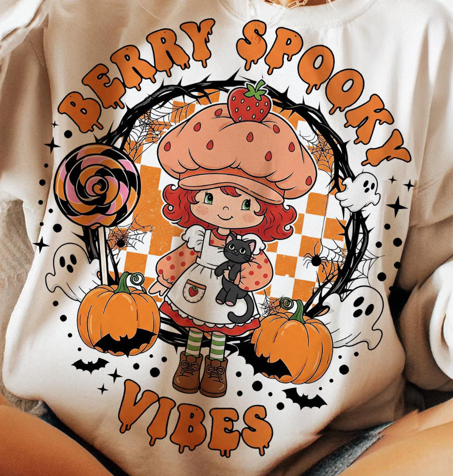 Berry Spooky Vibes DTF Transfer