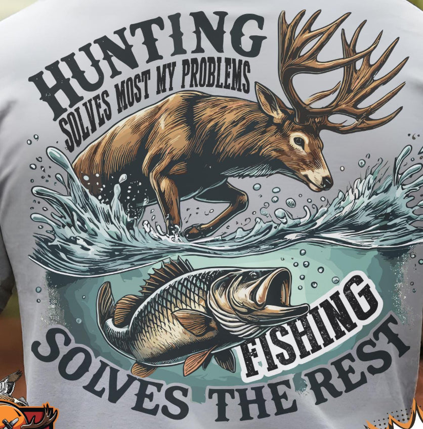 Hunting and Fishing problems DTF TRANSFER