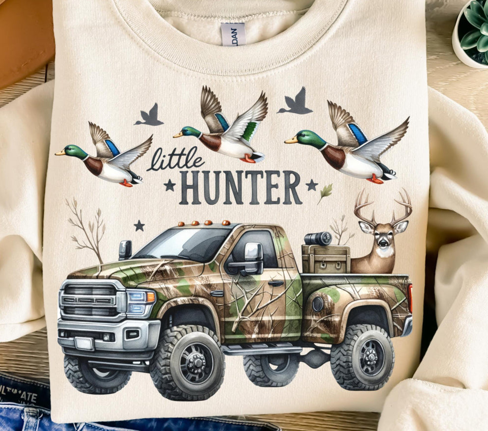 Little hunter big truck dtf transfer