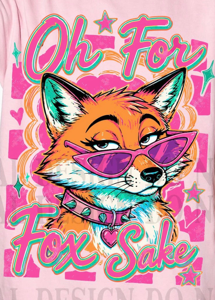 Oh for Fox sake DTF transfer