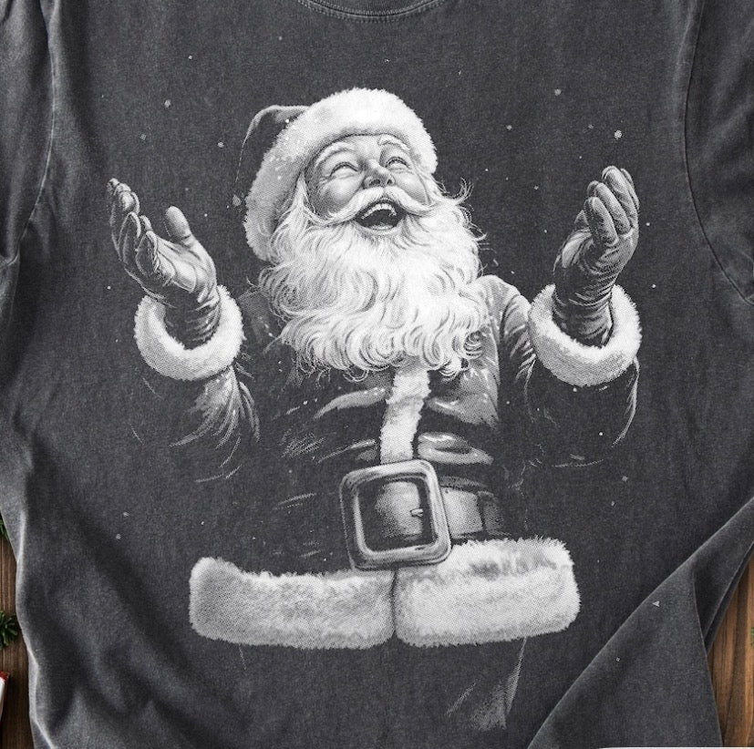 Vintage Santa DTF transfer