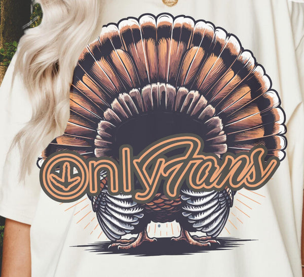 Only Fans Turkey DTF Transfer - SandB's Tees