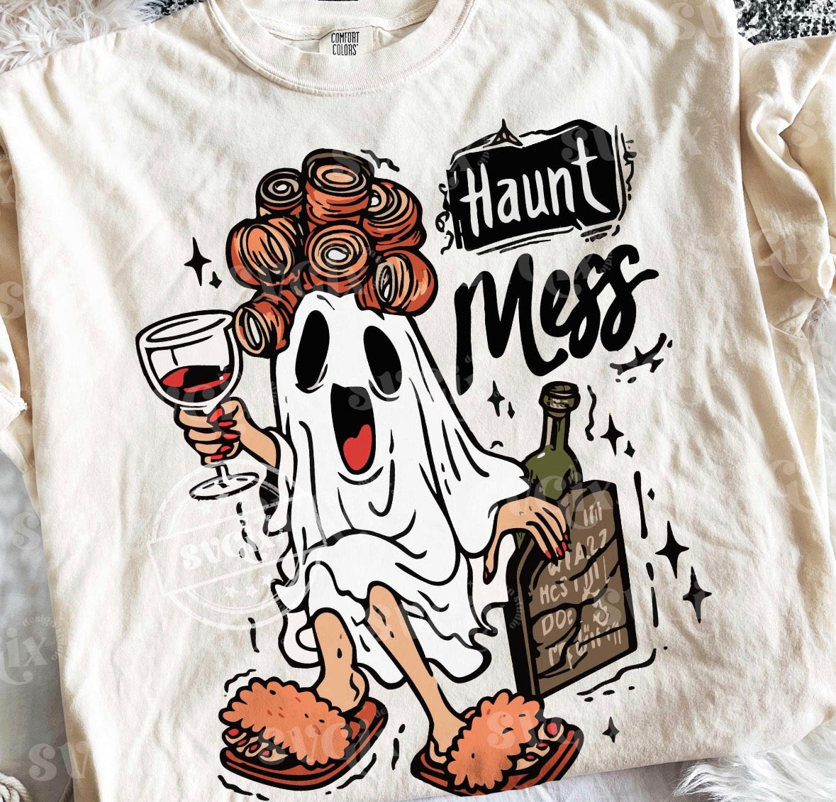 Haunt Mess Halloween humor DTF Transfer
