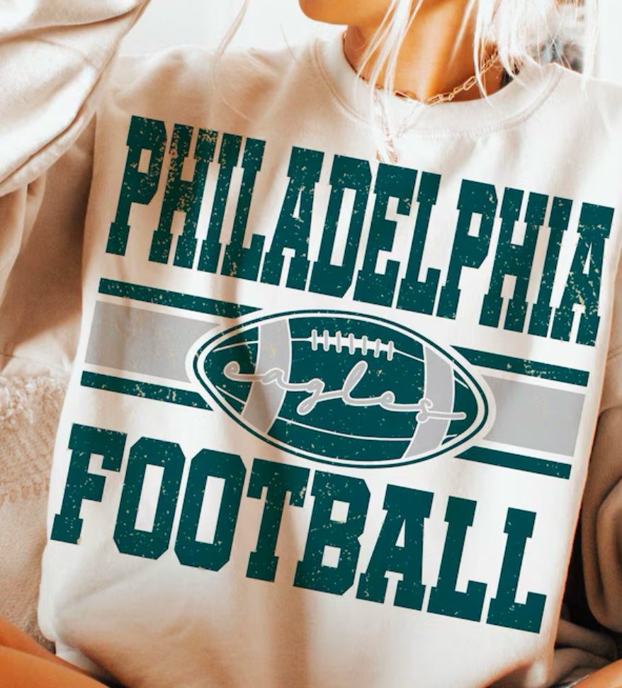 Philadelphia Eagles Vintage Football dtf transfer