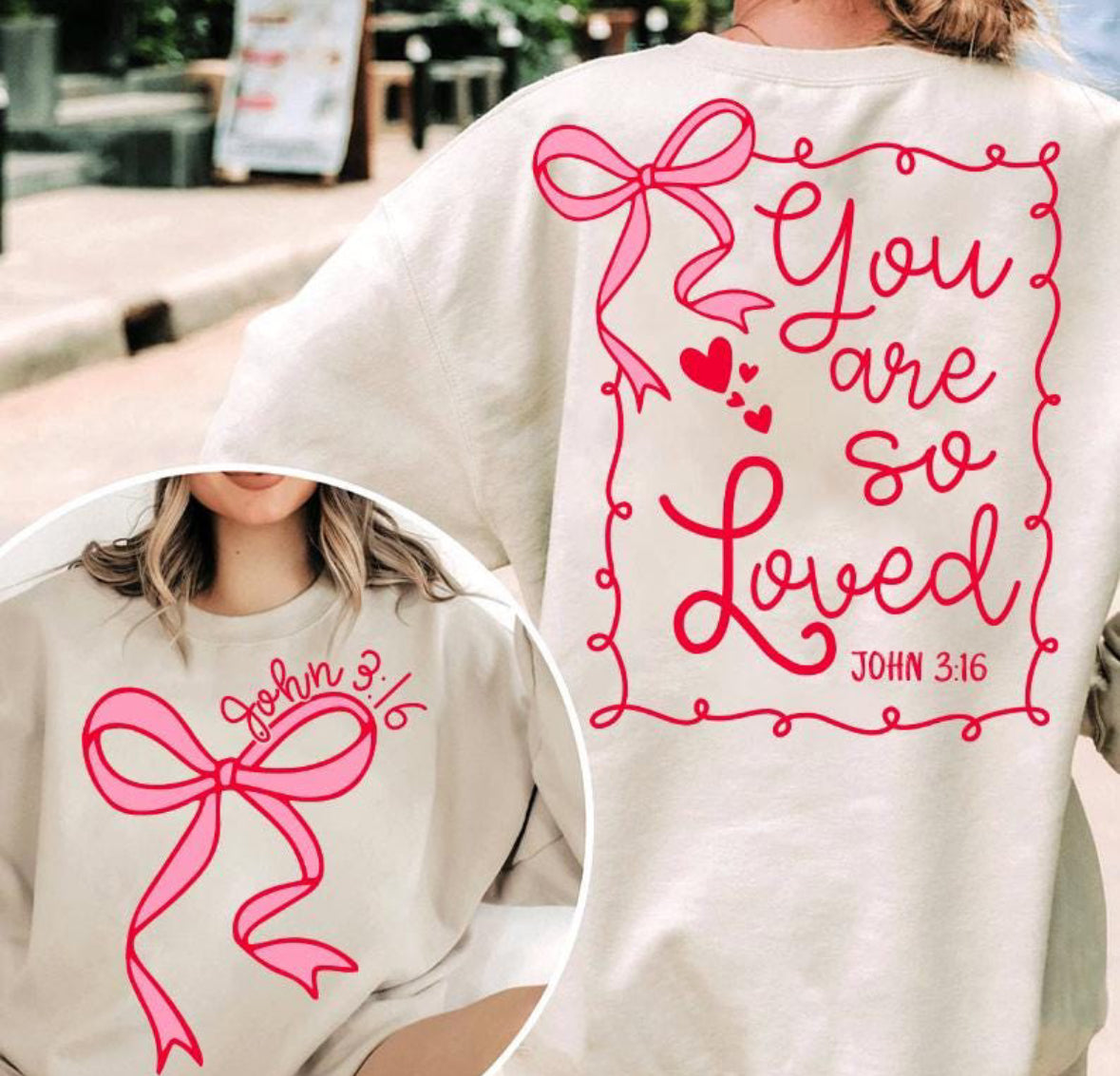 You are So Loved Set of 2 Dtf transfers