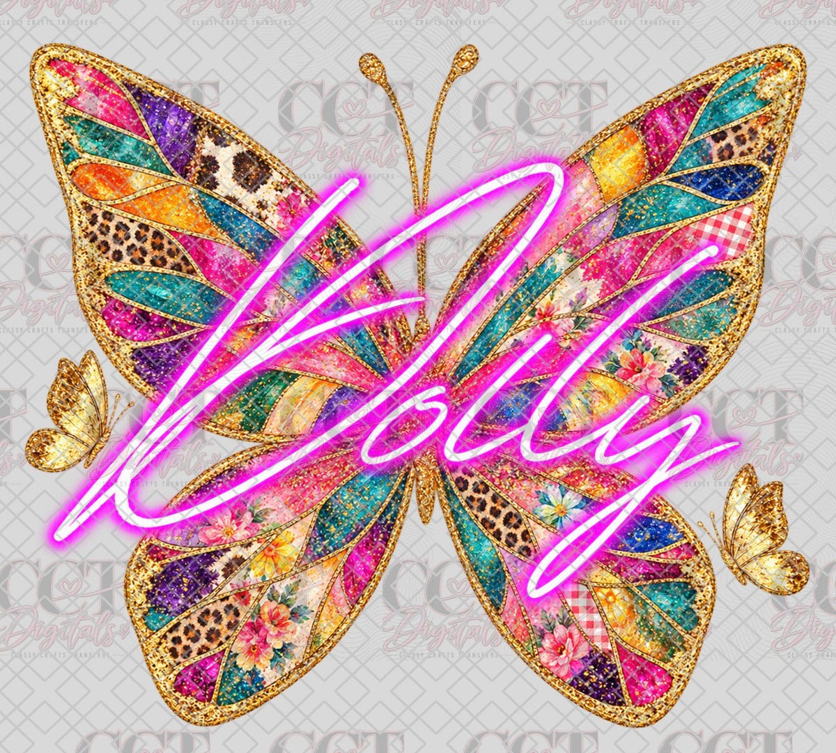 Dolly Parton Butterfly DTF Transfer