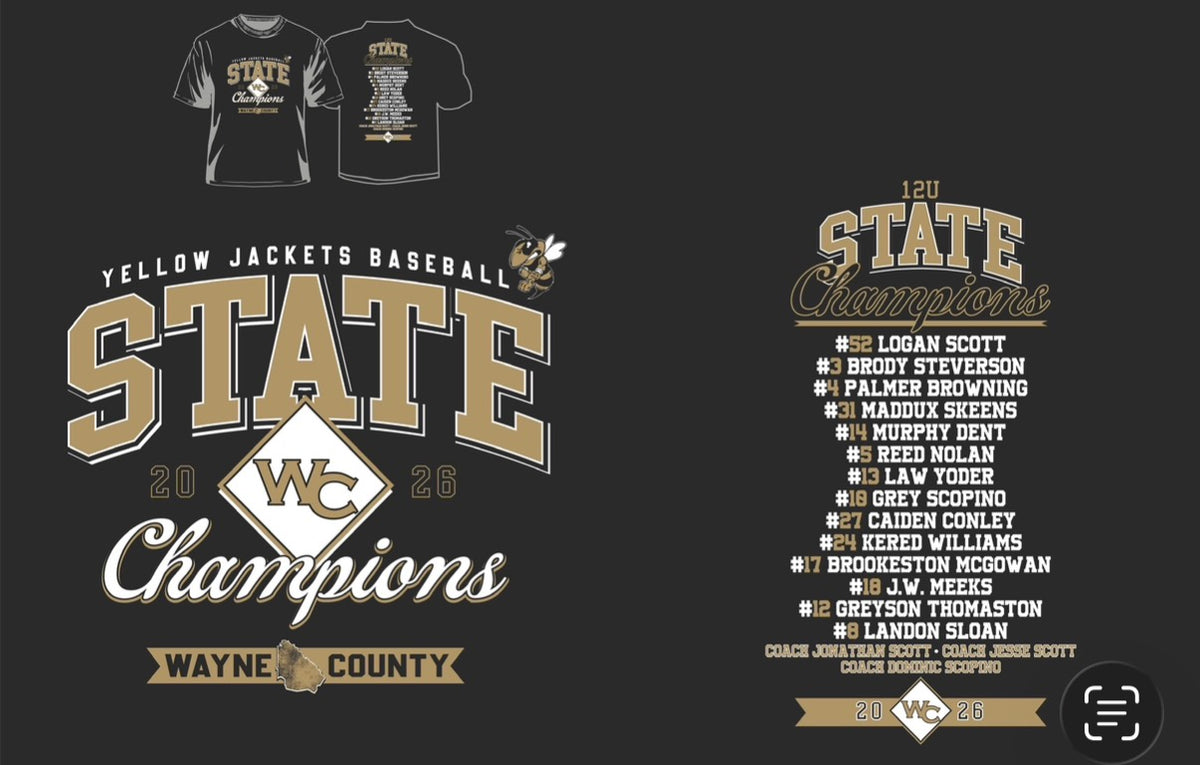 STATE CHAMPS Wayne All Stars 12u Coach Scott/Scott/Scopino