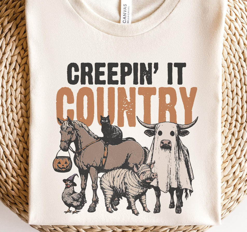 Creepin’ it country DTF Transfer