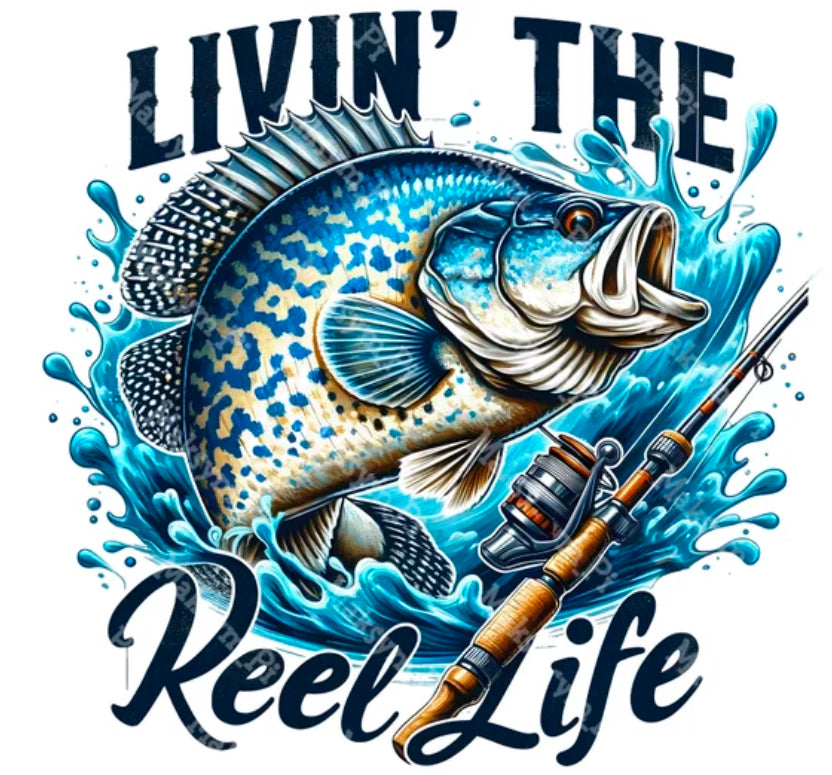 Livin’ the Reel Life DTF transfer