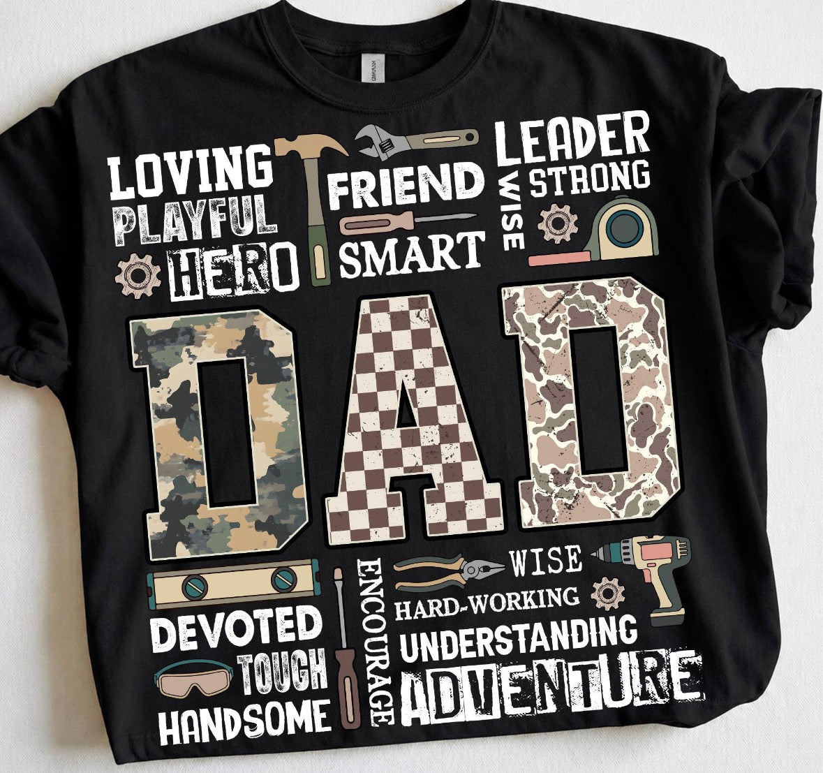 Dad characteristics DTF Transfer