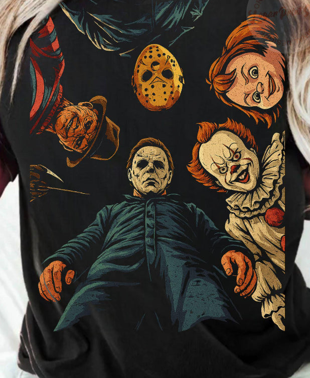 Halloween Characters DTF Transfer