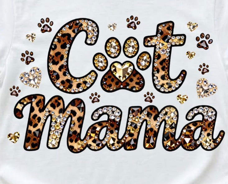 Cat Mama DTF transfer