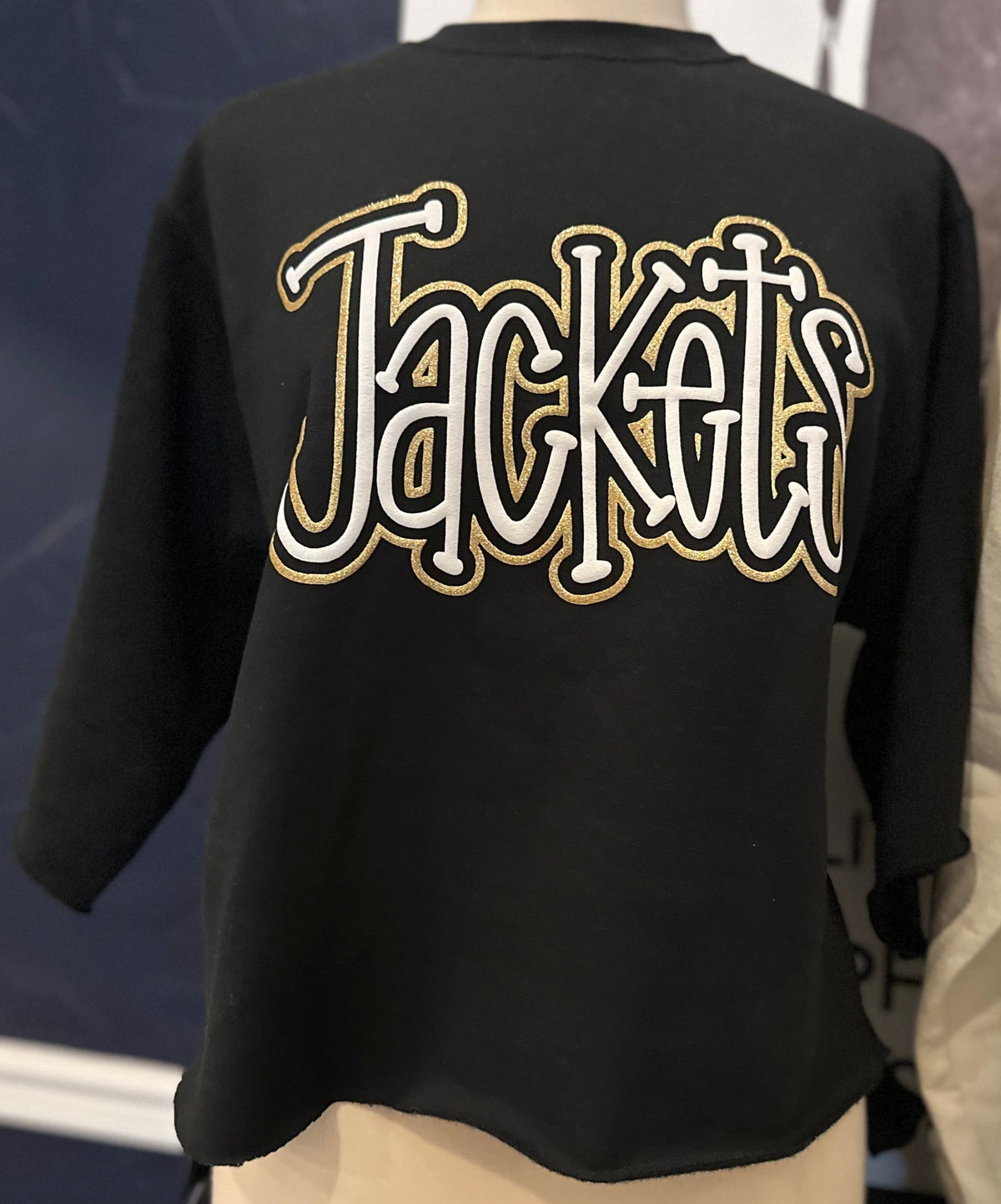 Jackets Puff High-Low Cut Sweatshirt