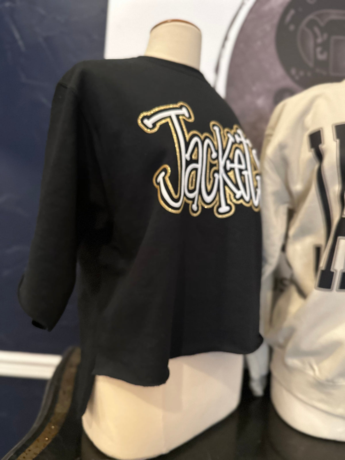 Jackets Puff High-Low Cut Sweatshirt