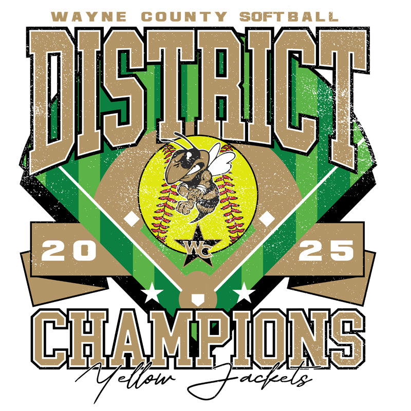 DISTRICT CHAMPIONS Wayne All Stars SOFTBALL 8U