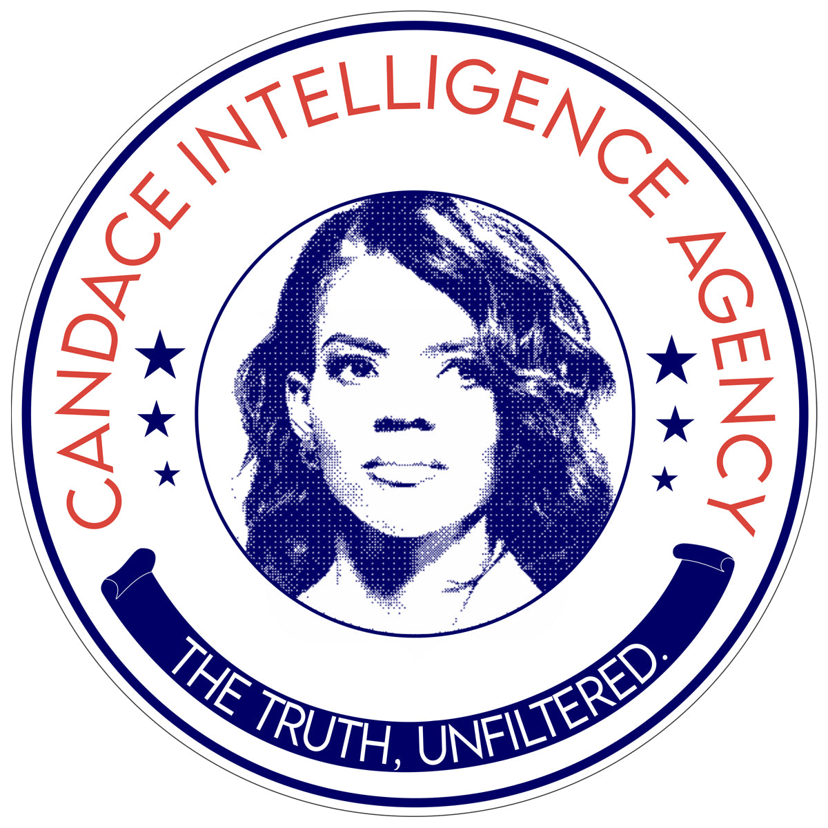 Candace Intelligence Agency Silhouette DTF Transfer