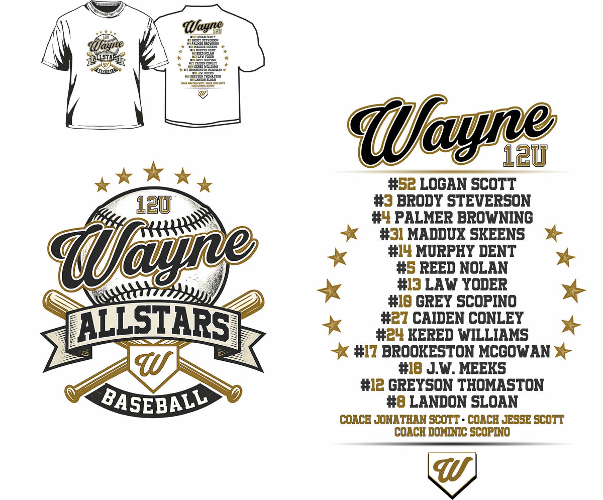 Wayne All Stars 12u Coach Scott/Scott/Scopino