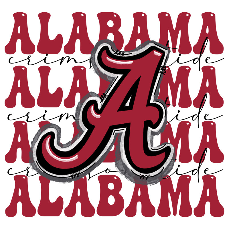 Alabama Crimson Tide DTF Transfer