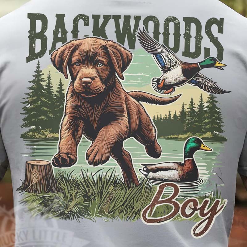 Backwoods Boy DTF Transfer