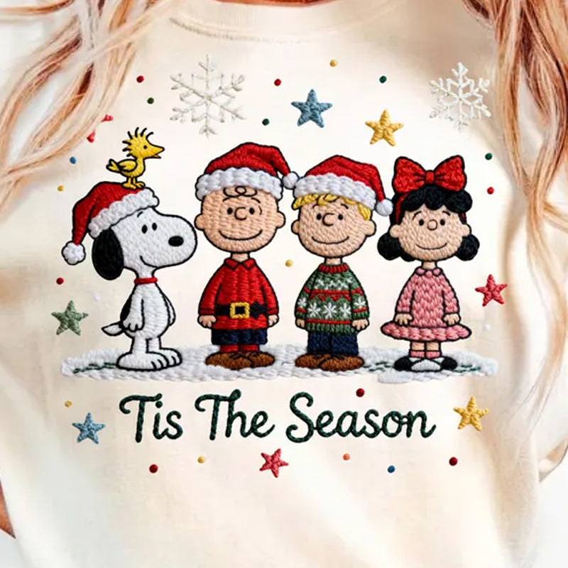 Charlie Brown Crochet Christmas Dtf Transfer