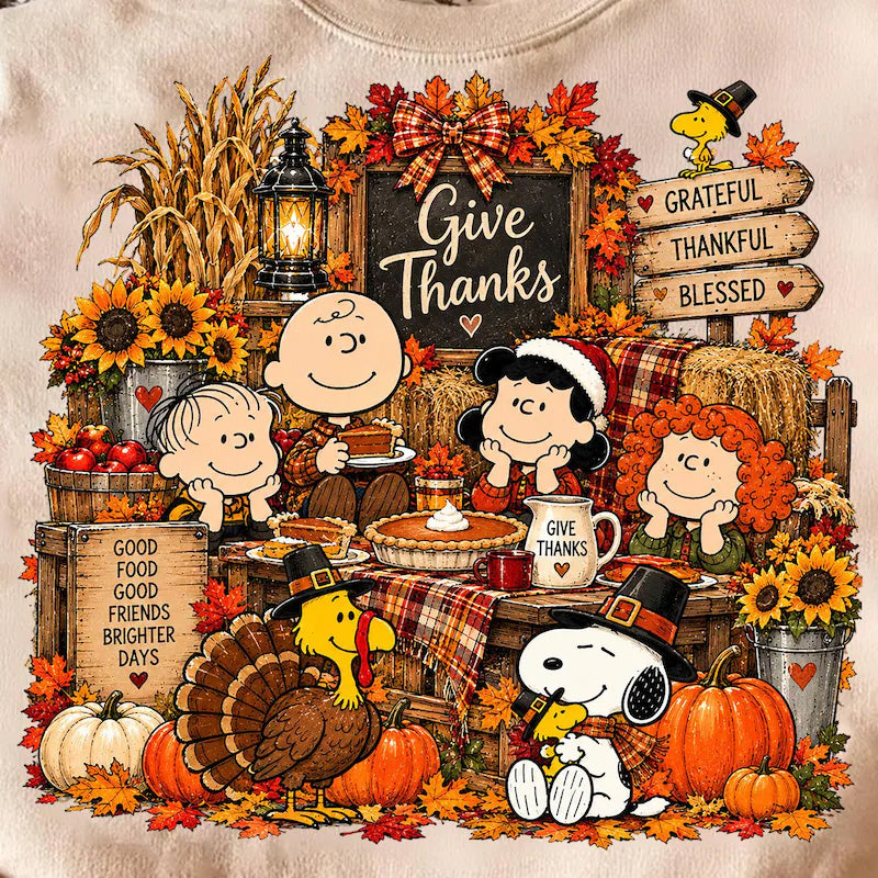 Charlie Brown Thanksgiving DTF Transfer
