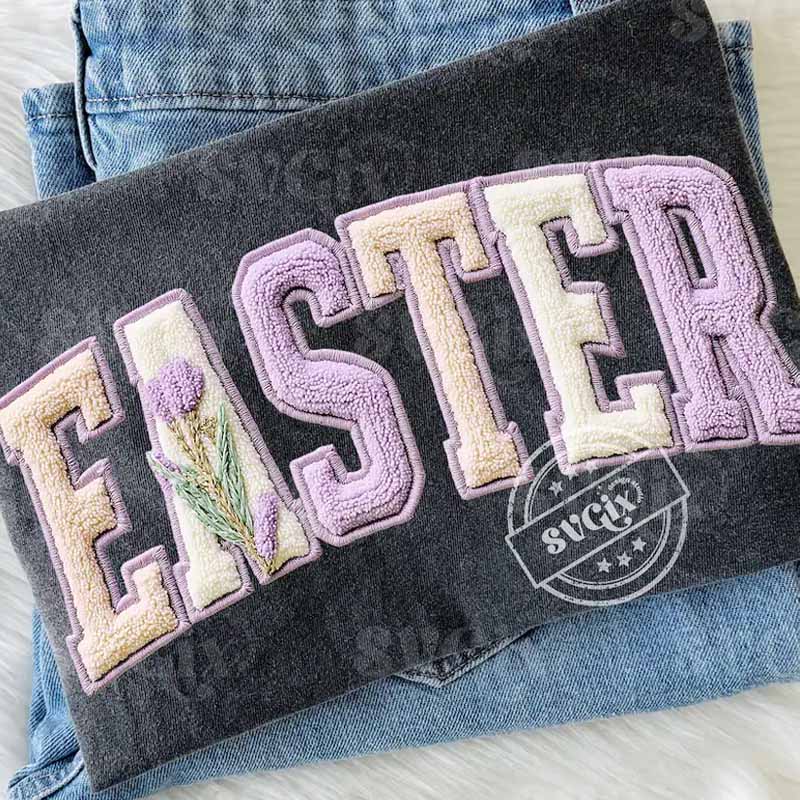 Easter Fuzzy Chenille DTF TRANSFER