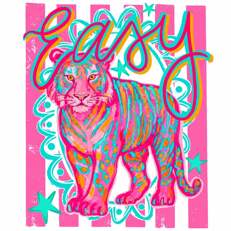 Easy Tiger DTF transfer