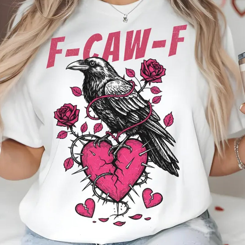 F-CAW-F Valentine Humor DTF Transfer