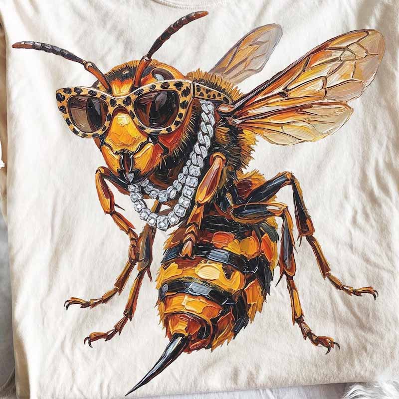Glam Hornet Dtf transfer