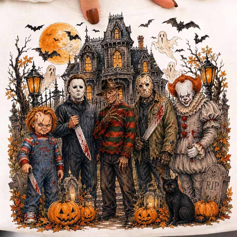 Halloween Villains Dtf transfer