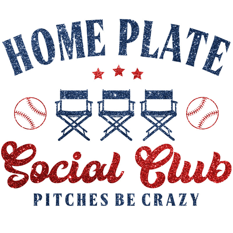 Home Plate Social Club DTF Transfer