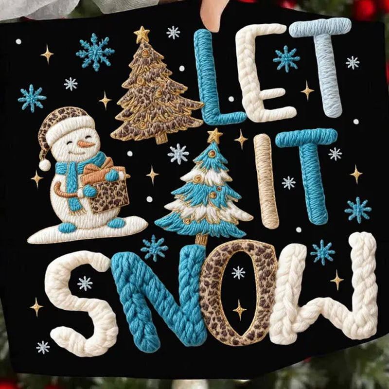 Let it Snow Dtf Transfer
