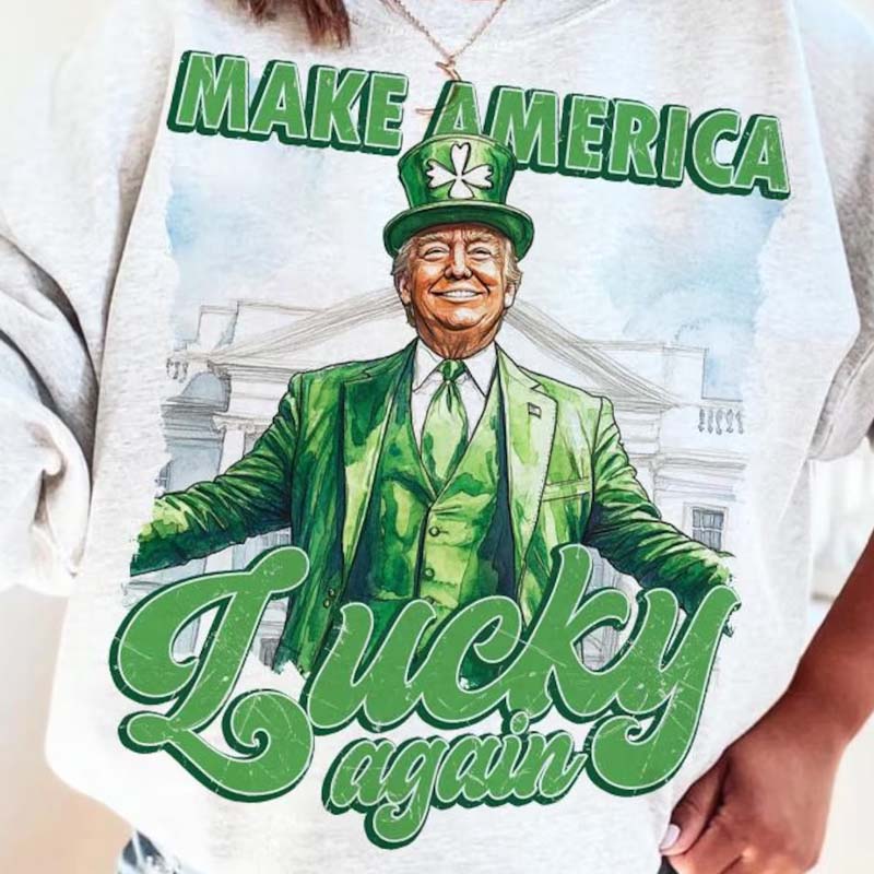 Make America Lucky Again Trump DTF Transfer