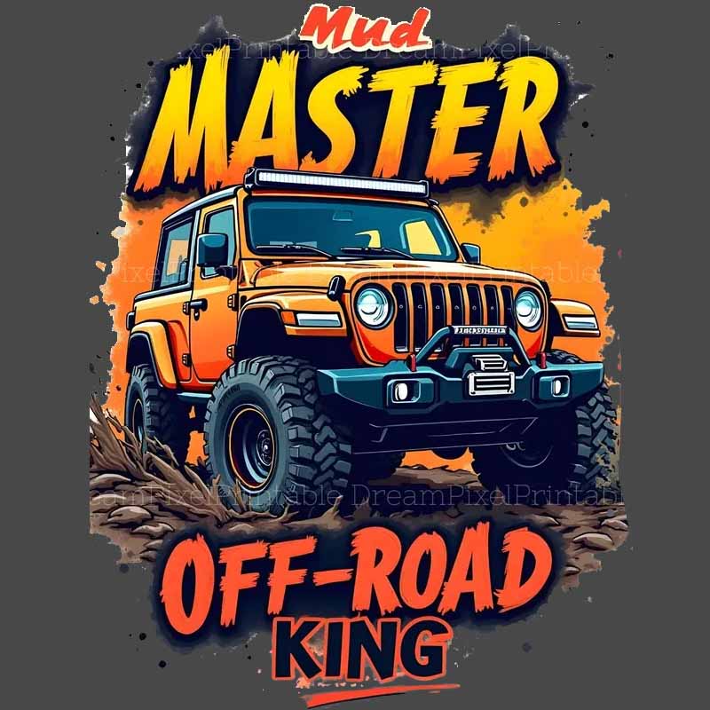 Mud Master Off-Road King DTF TRANSFER