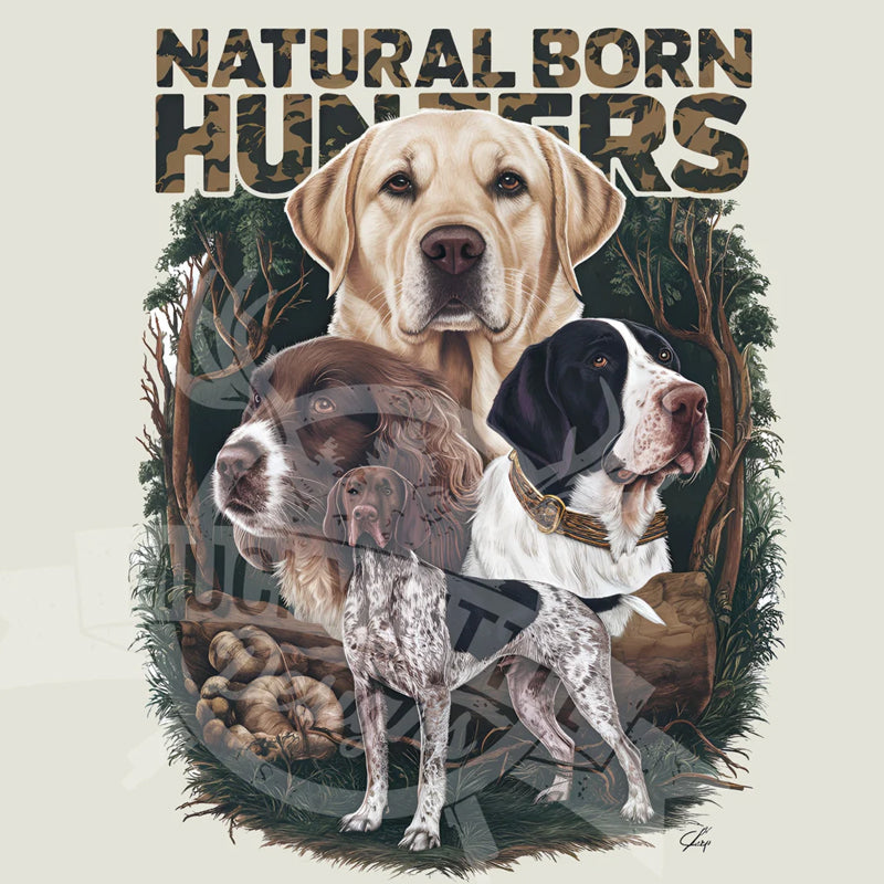 Natural Born Hunters DTF transfer