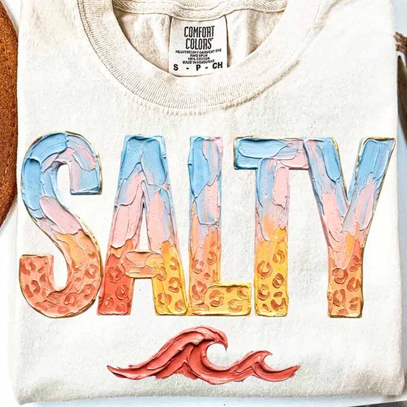 Salty Paint brush dtf transfer